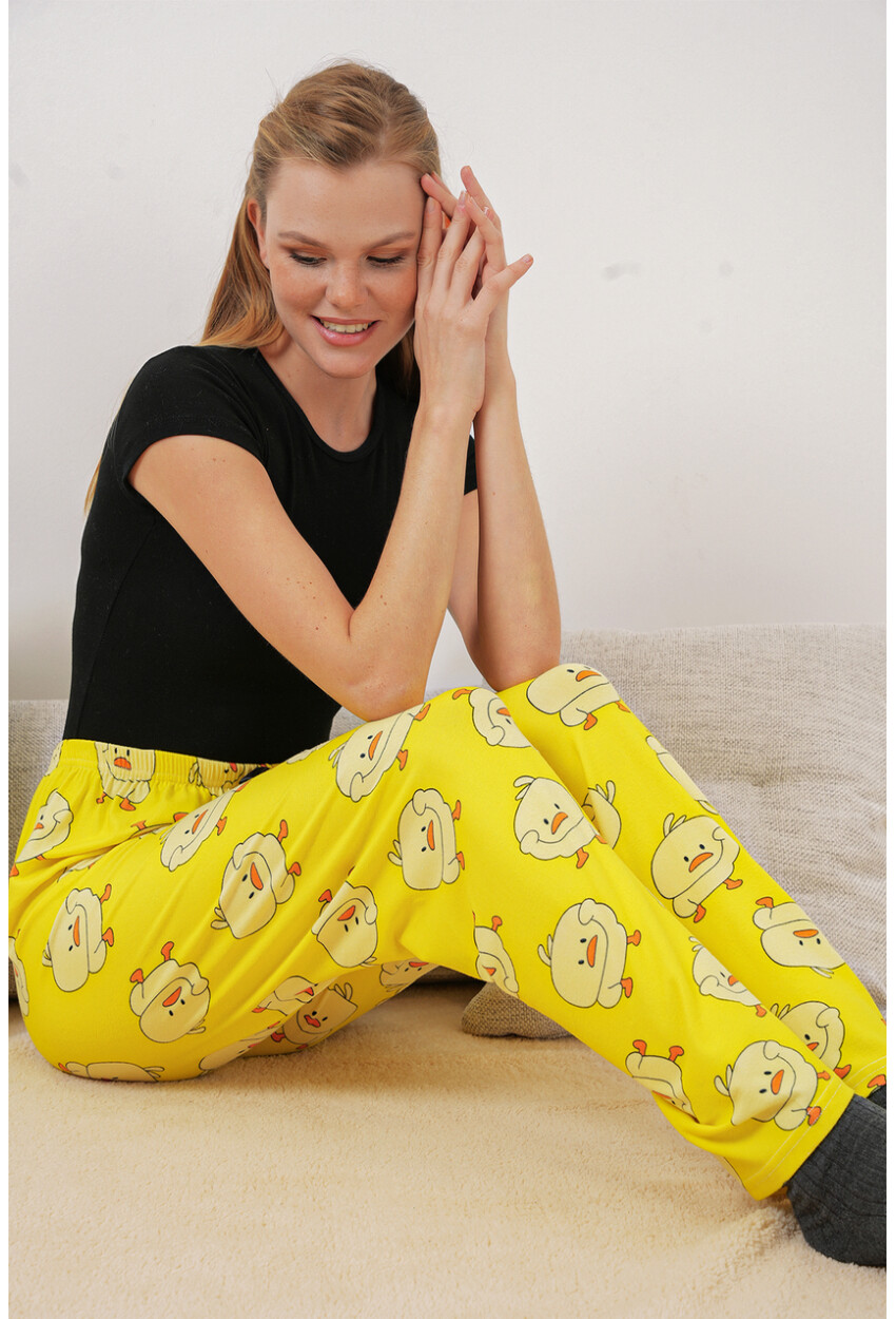 4323 Desenli Pijama Altı