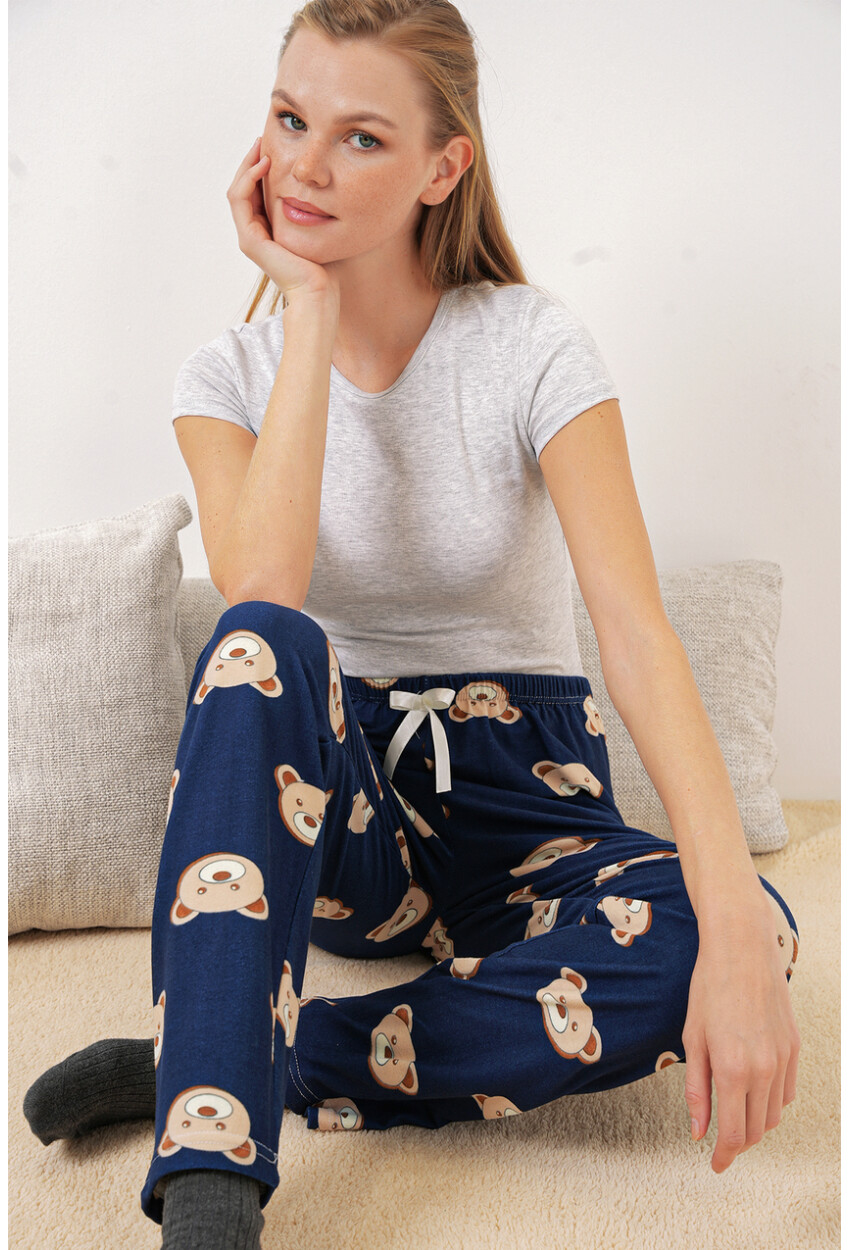 4323 Desenli Pijama Altı