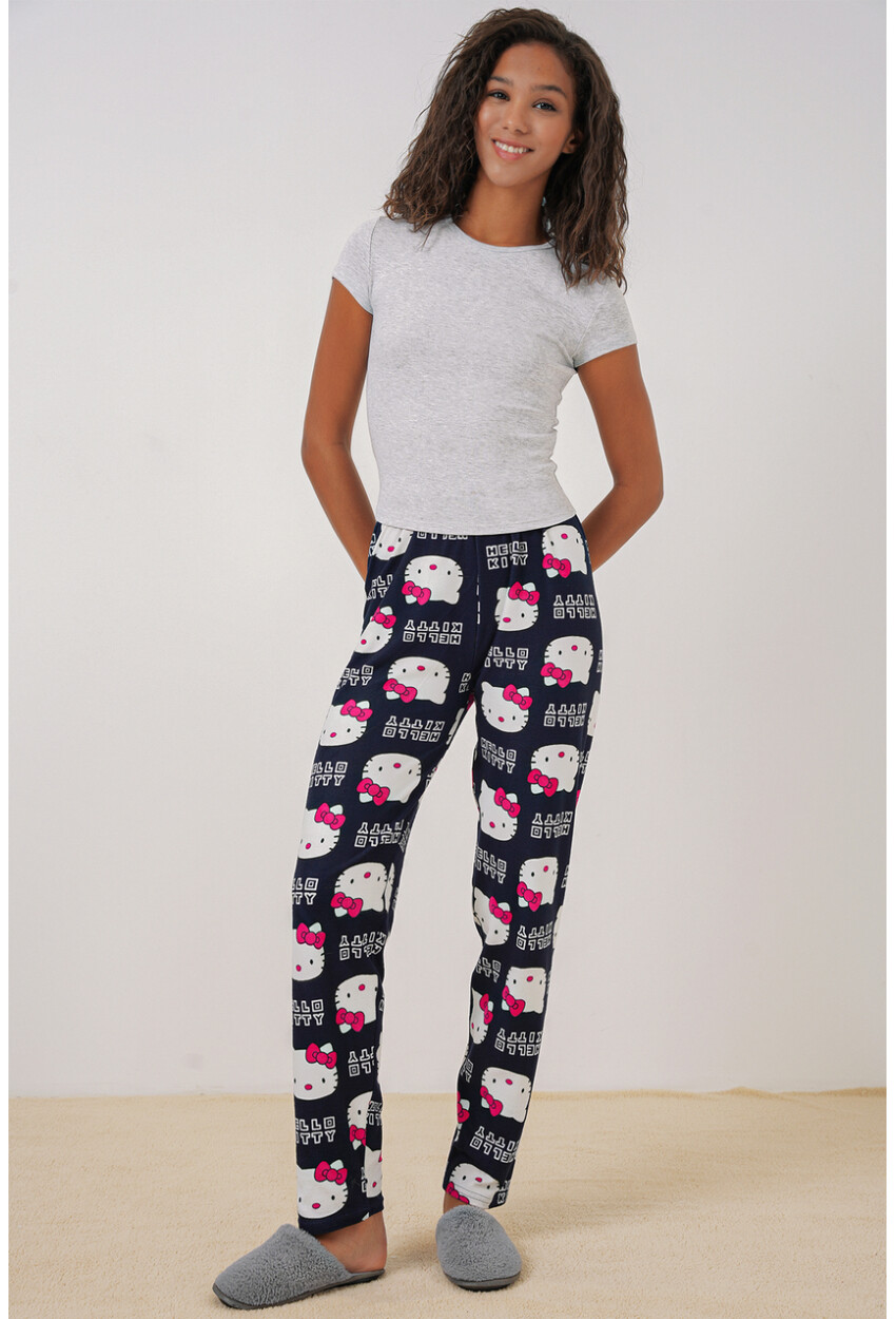 4323 Desenli Pijama Altı