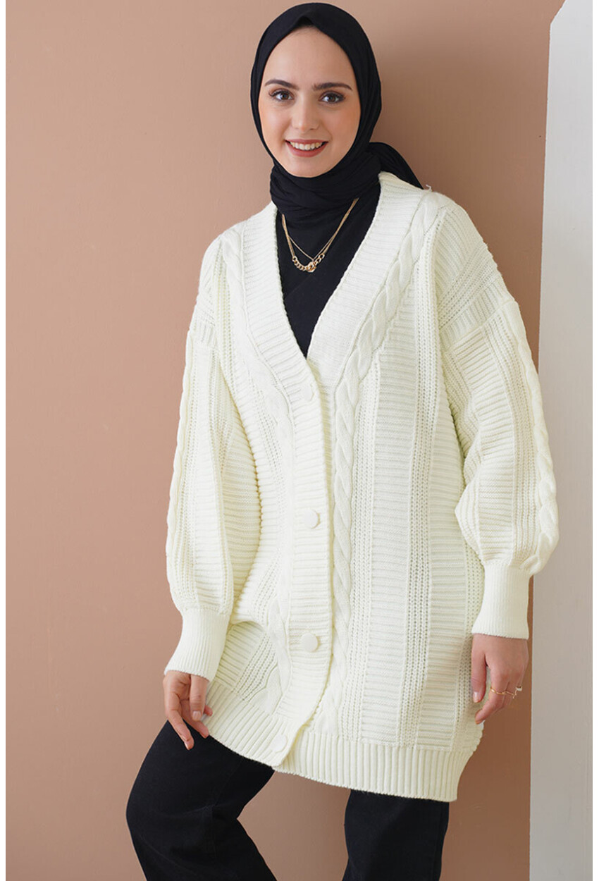 15768 Hijab Knit Cardigan