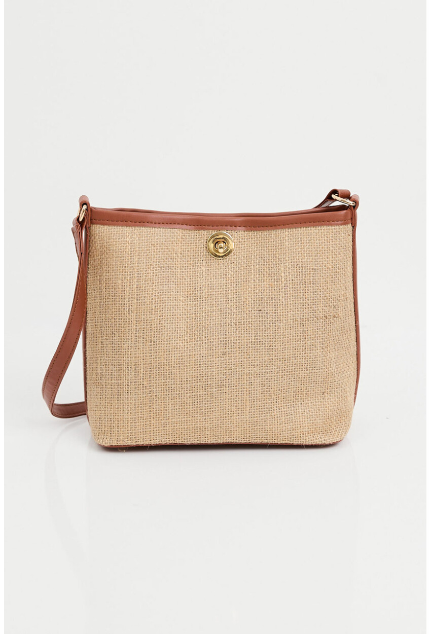 010174 Nested Woven Shoulder Bag