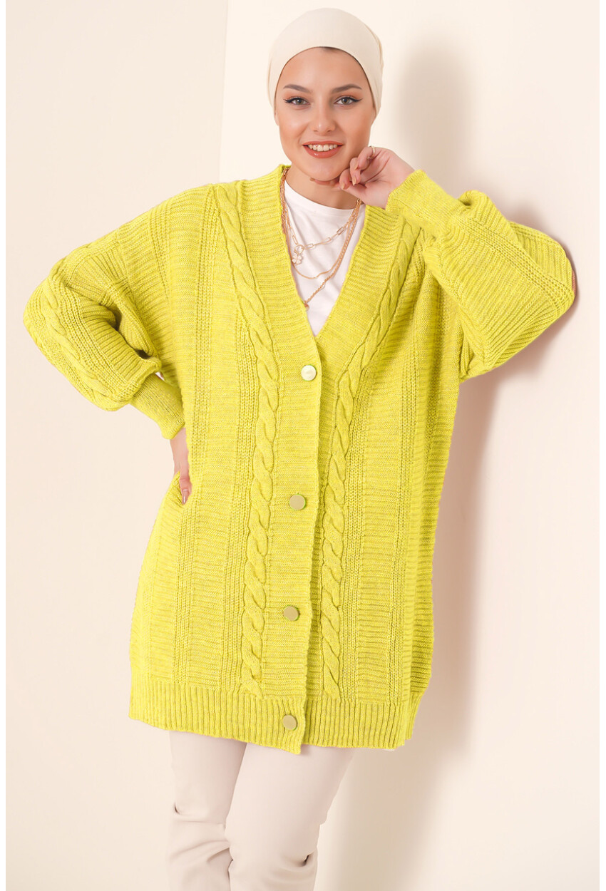 15768 Hijab Knit Cardigan