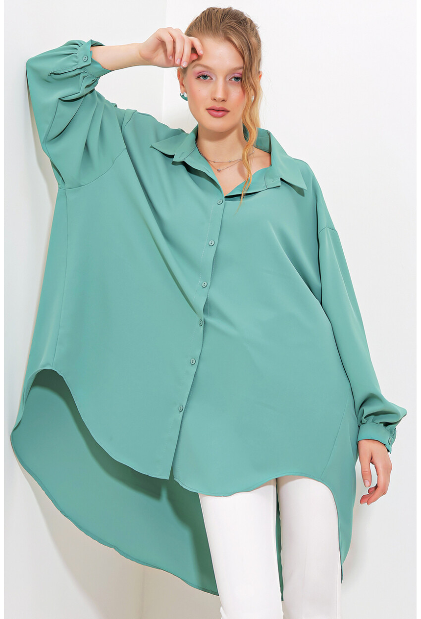 5916 Oversize Gömlek Tunik