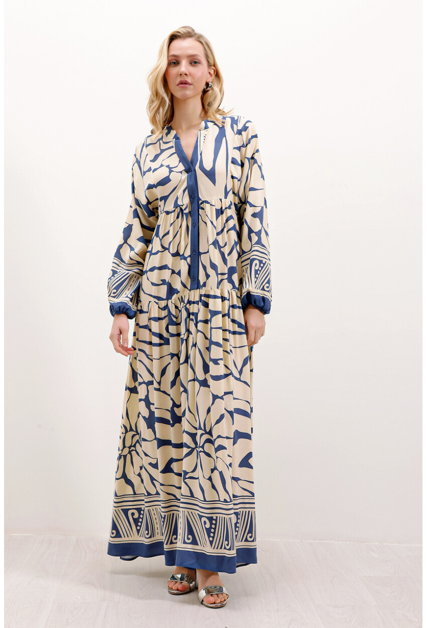 2423 Authentic Patterned Dress