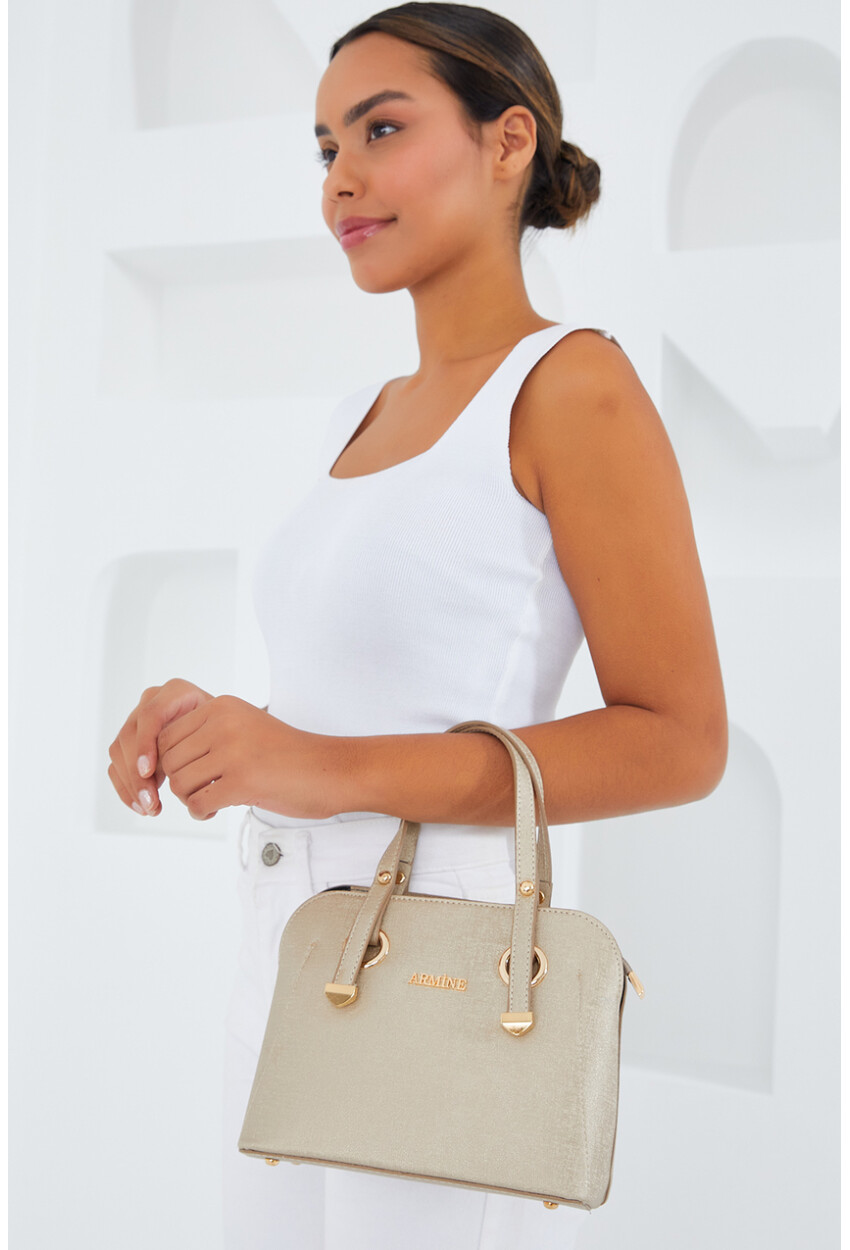 010161 Shiny Strappy Shoulder Bag