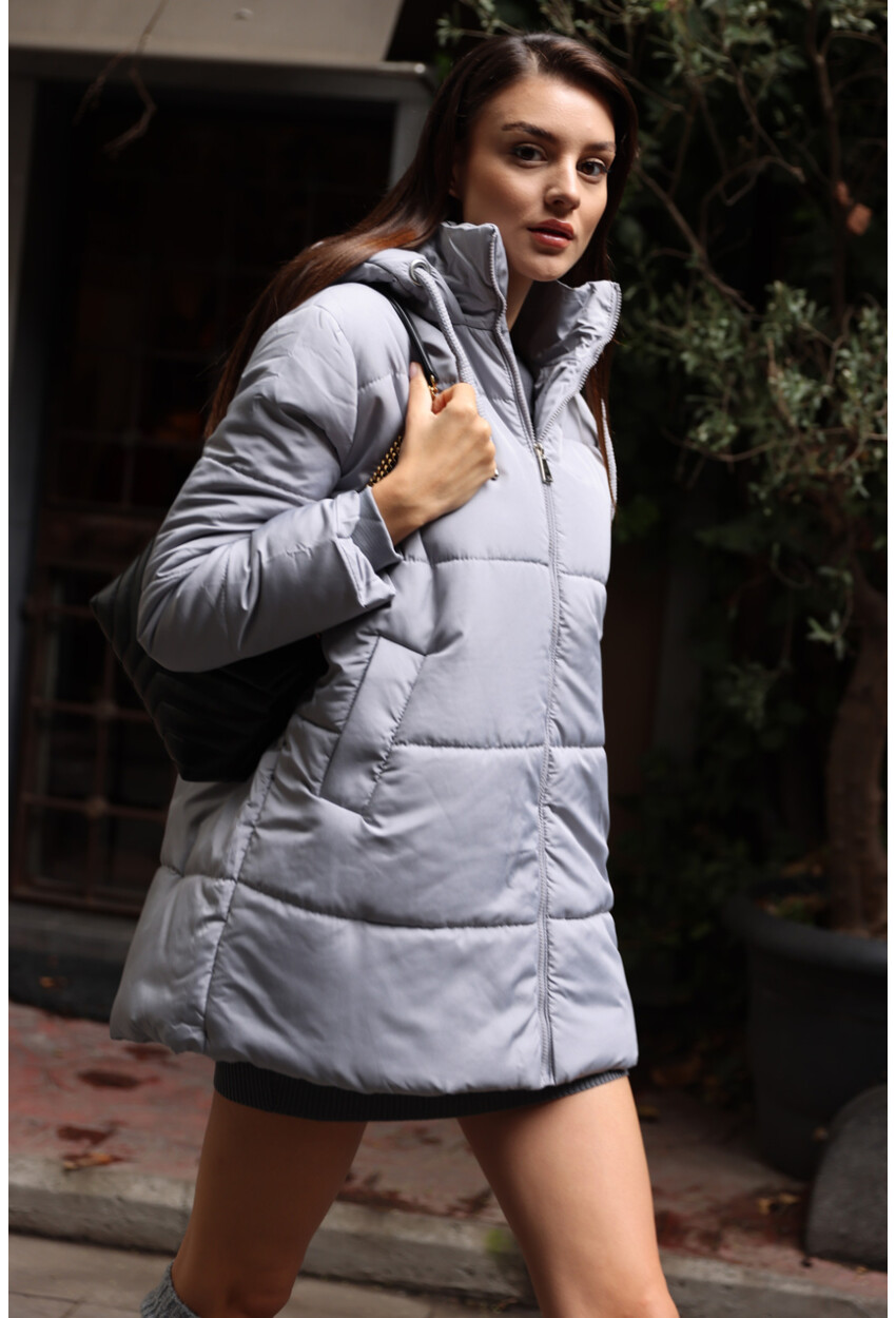 Hooded Oversized Puffer Coat