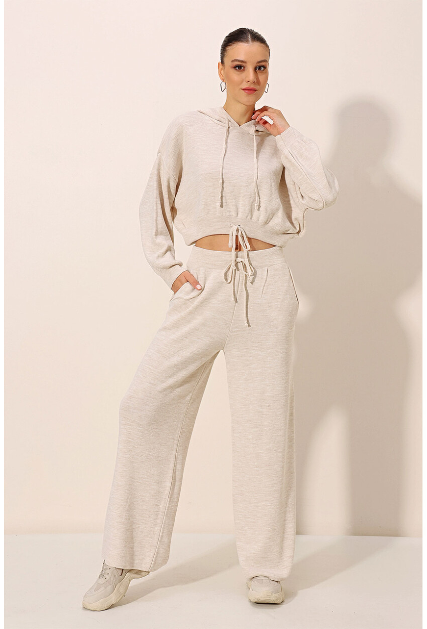 15845 Hooded Oversized Two-Piece Set