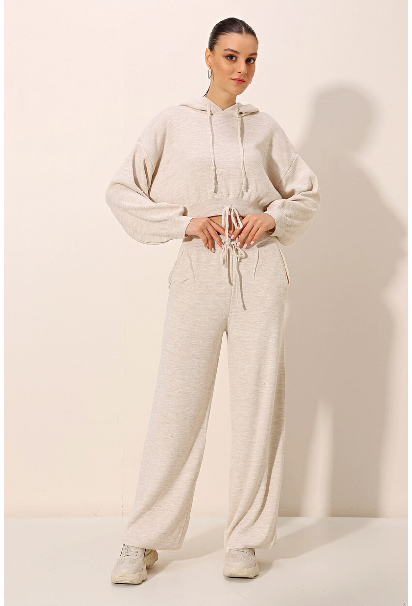 15845 Hooded Oversized Two-Piece Set
