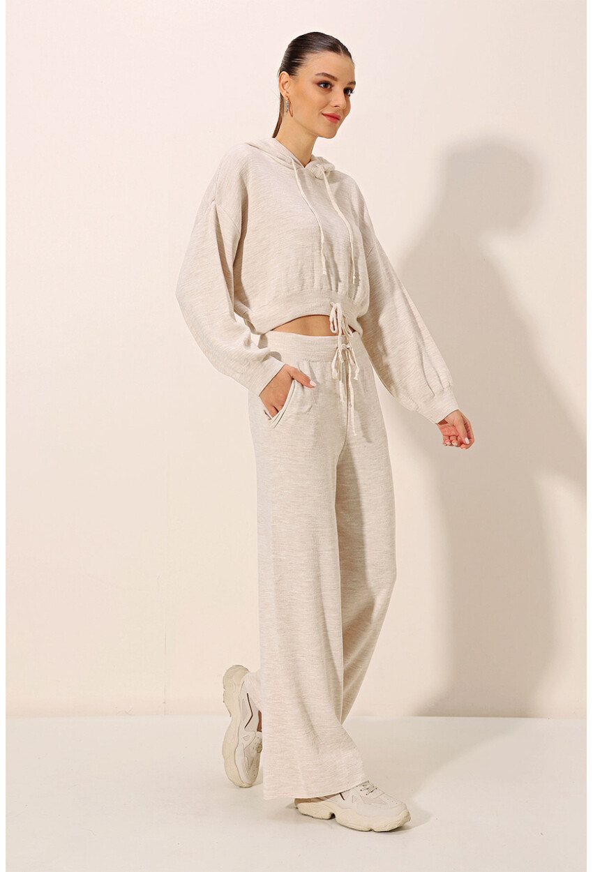 15845 Hooded Oversized Two-Piece Set