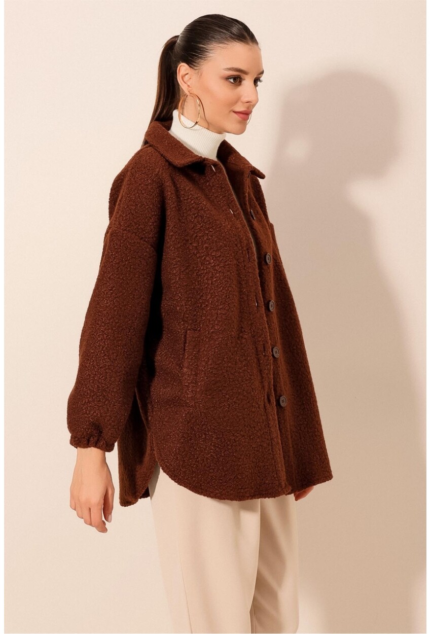 0675 Wool Blend Boucle Jacket