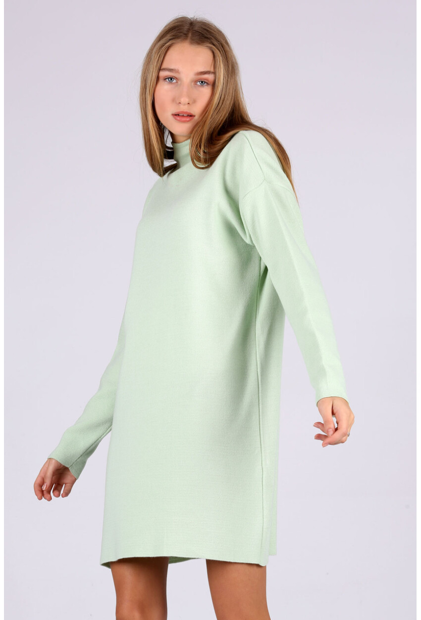 15765 Boğazlı Triko Tunik