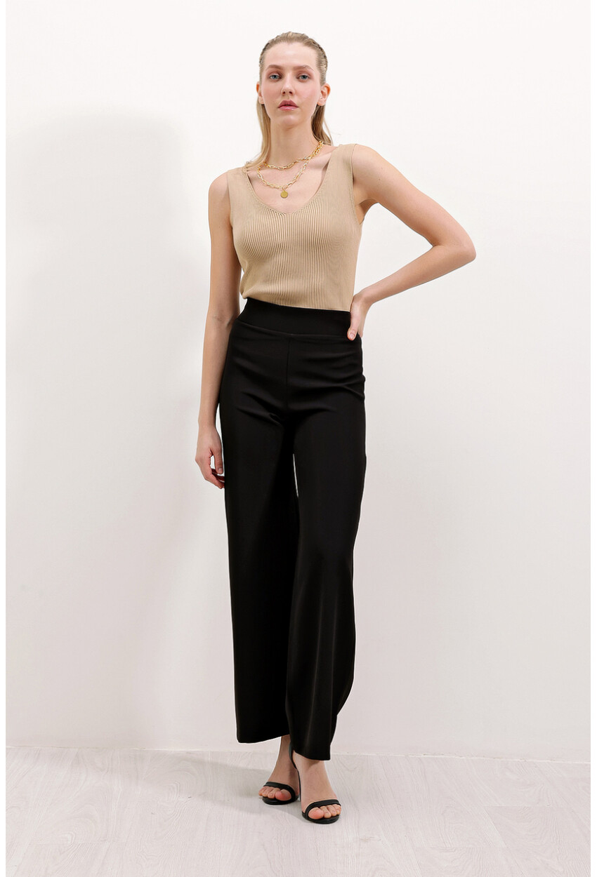 6633 High-Waist Wide Leg Pants