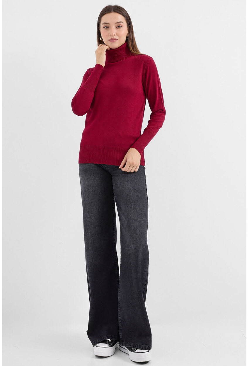 15747 Turtleneck Knit Sweater