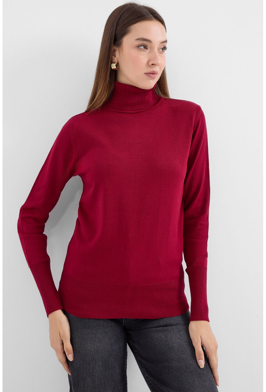 15747 Turtleneck Knit Sweater