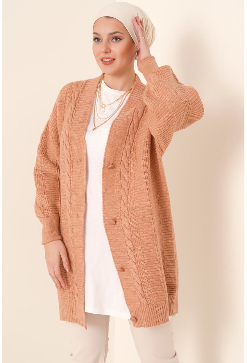 15768 Hijab Knit Cardigan