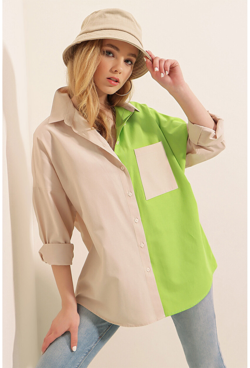 20116 Block Color Shirt