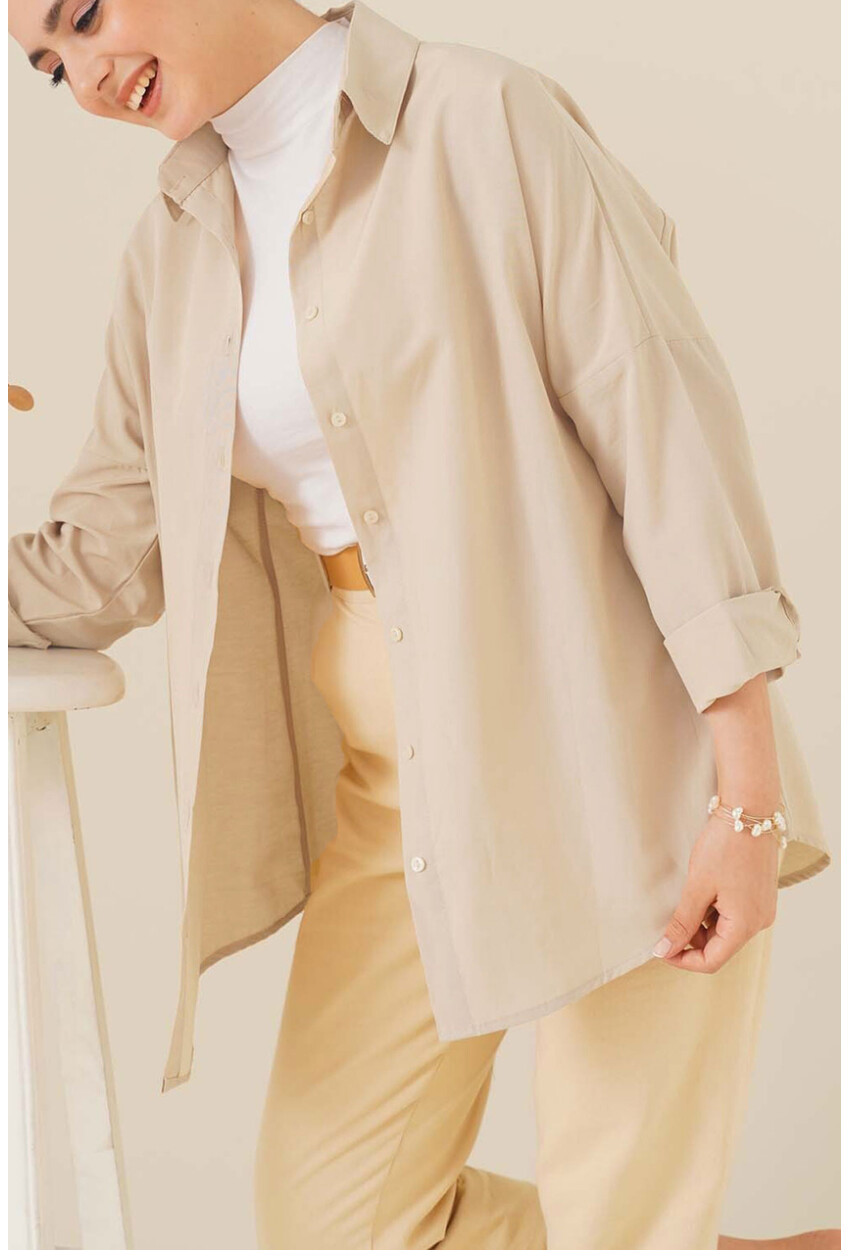 20144 Oversized Basic Shirt