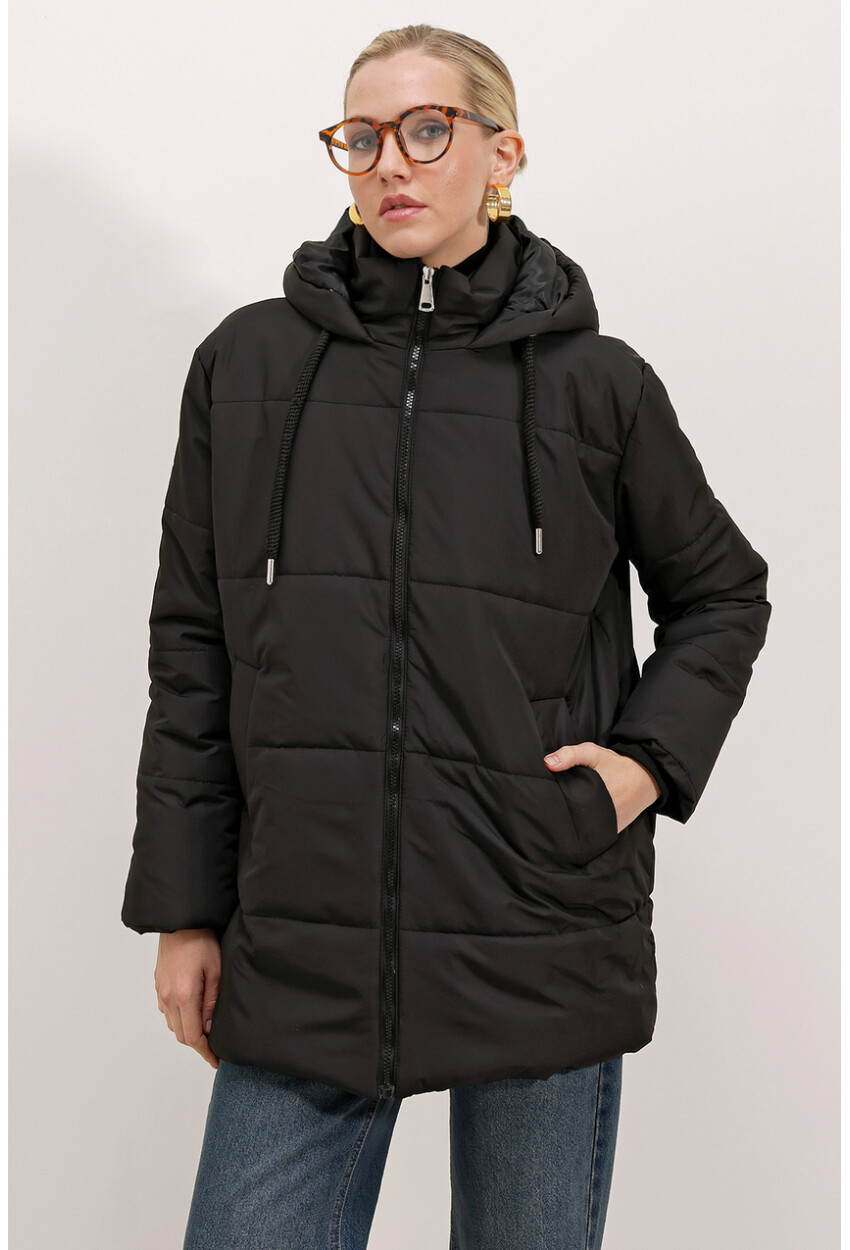 Hooded Oversized Puffer Coat