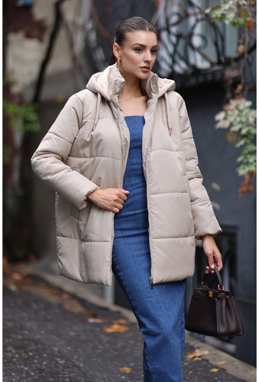 Hooded Oversized Puffer Coat