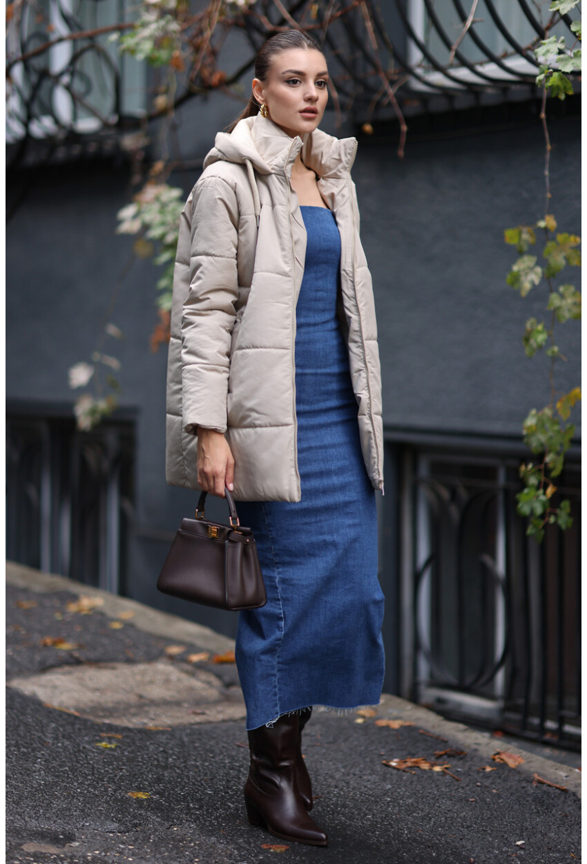Hooded Oversized Puffer Coat