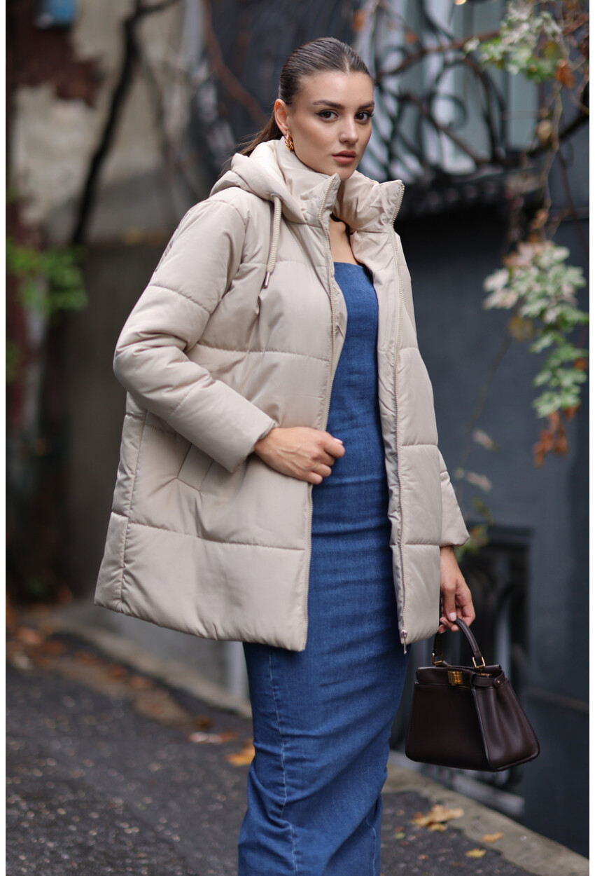 Hooded Oversized Puffer Coat