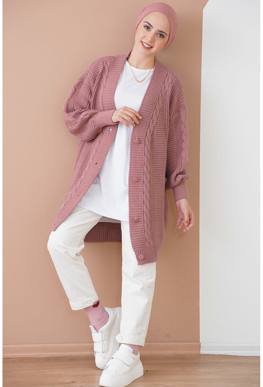15768 Hijab Knit Cardigan