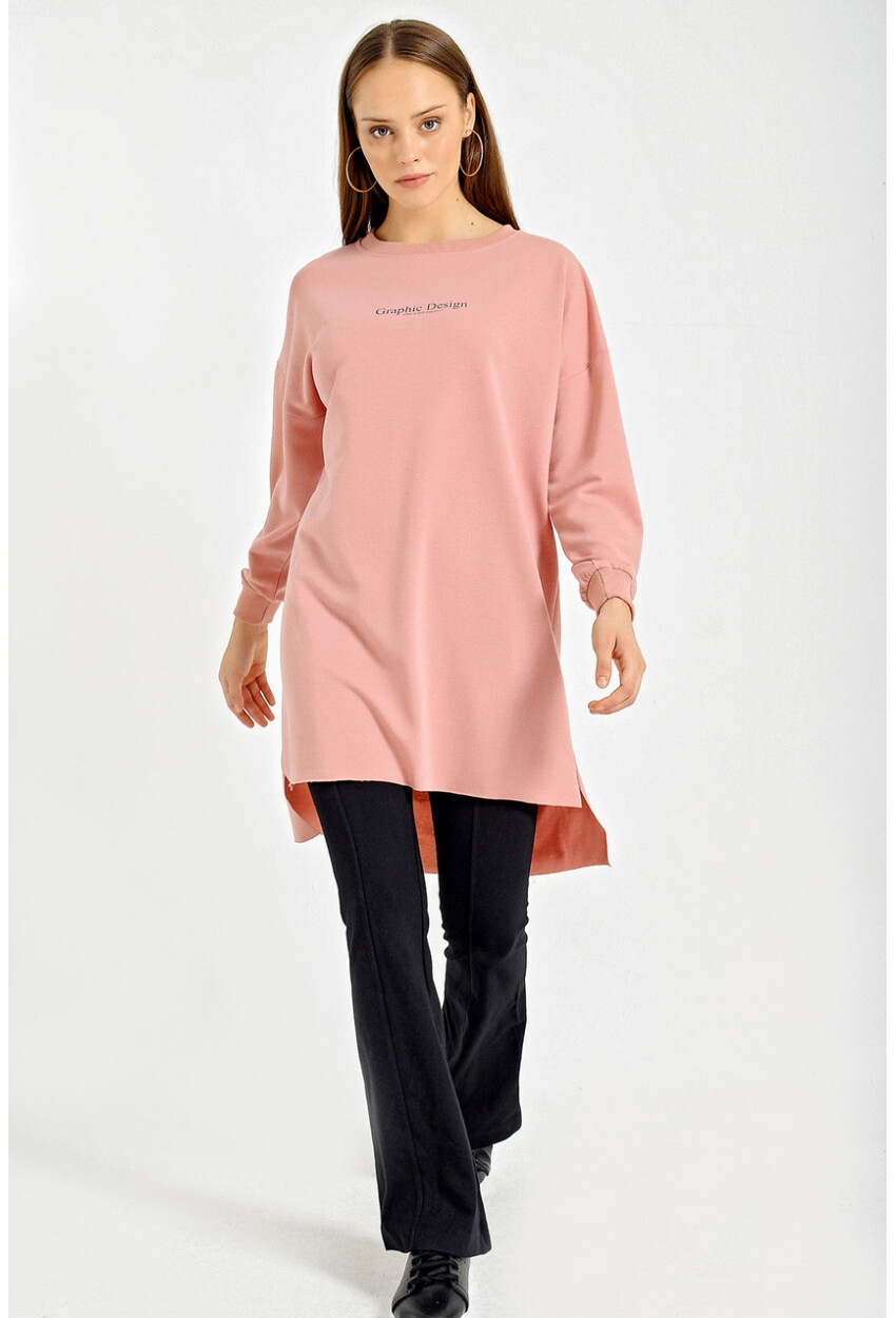 4207 Oversized Printed Sweatshirt