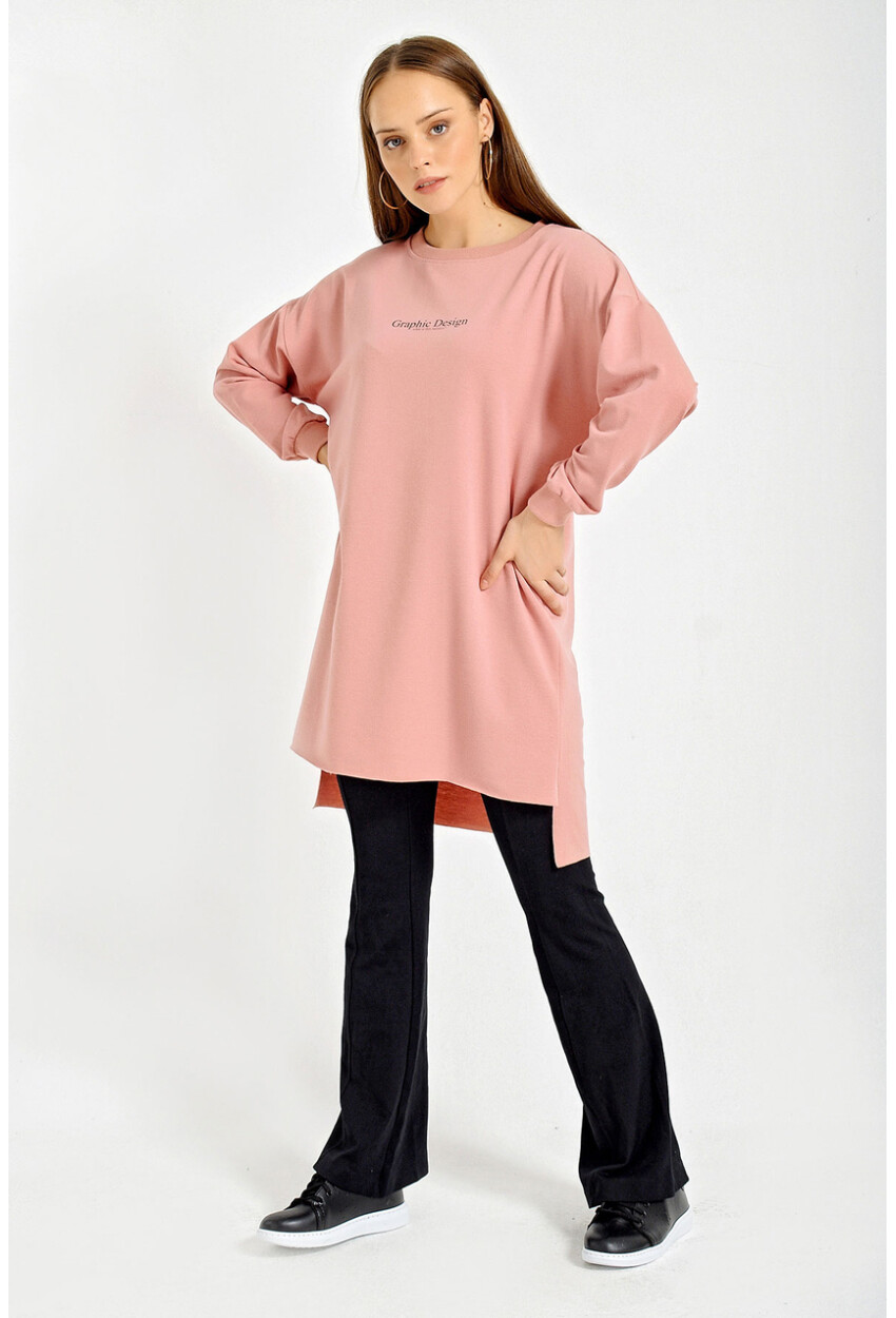 4207 Oversized Printed Sweatshirt