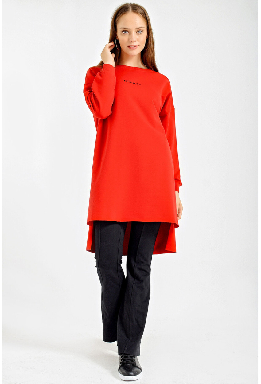 4207 Oversized Printed Sweatshirt