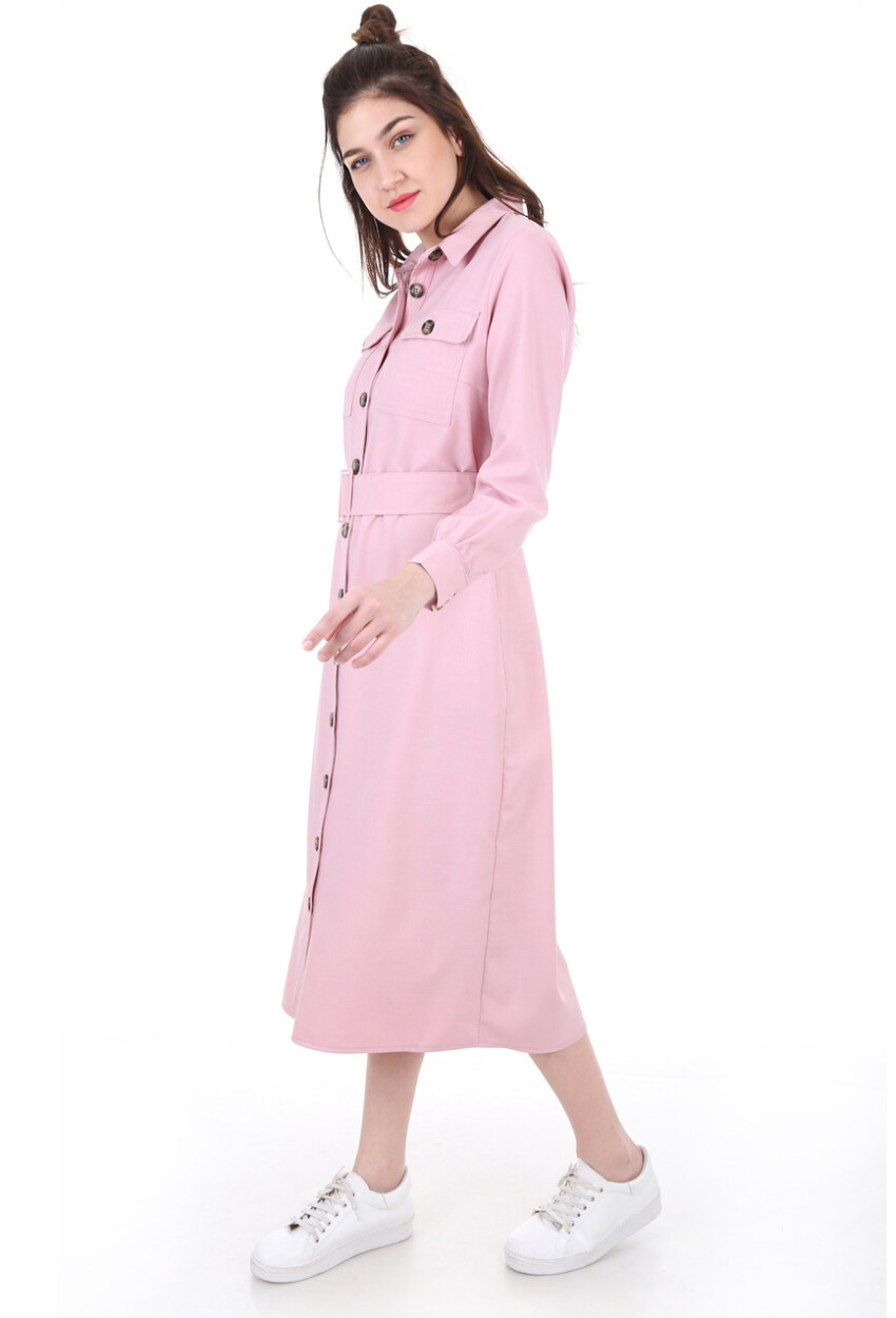 5733 Double Pocket Trench Coat