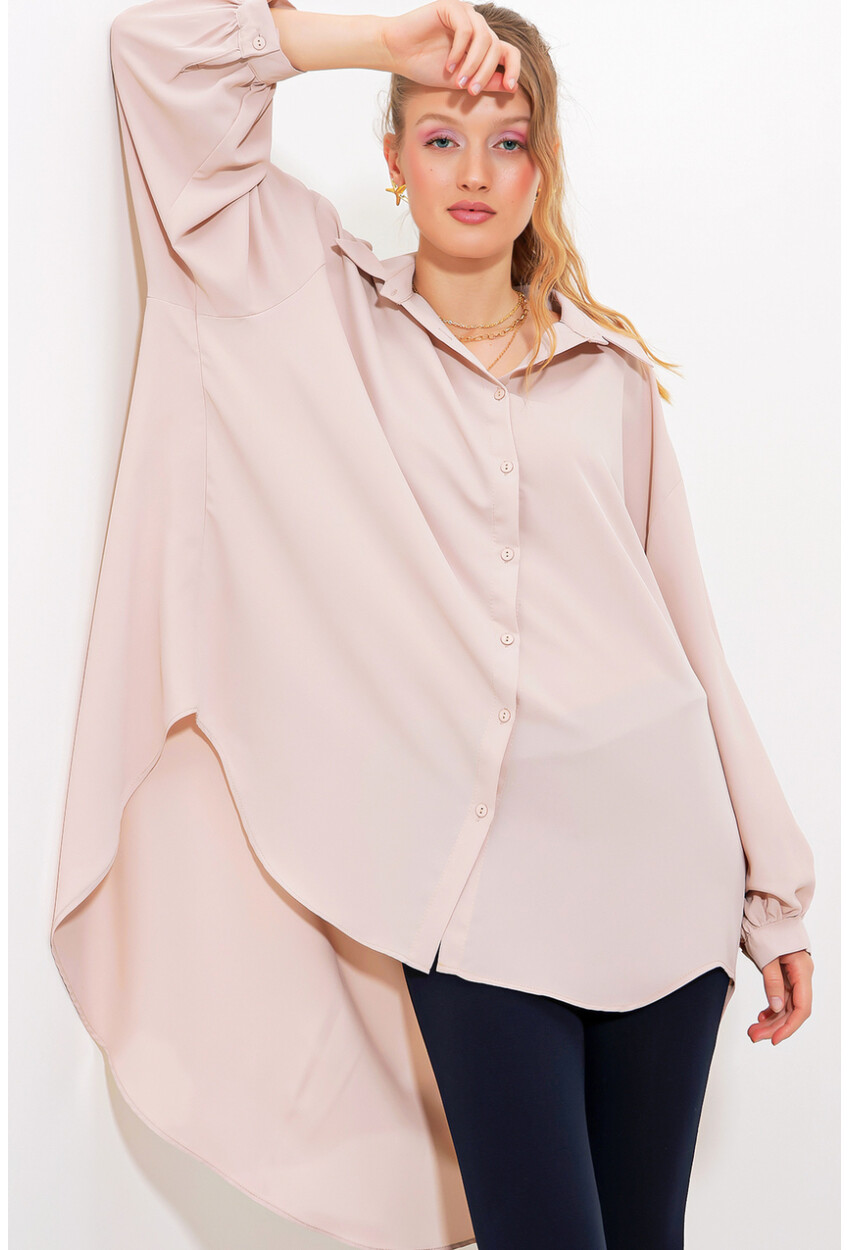 5916 Oversized Shirt Tunic