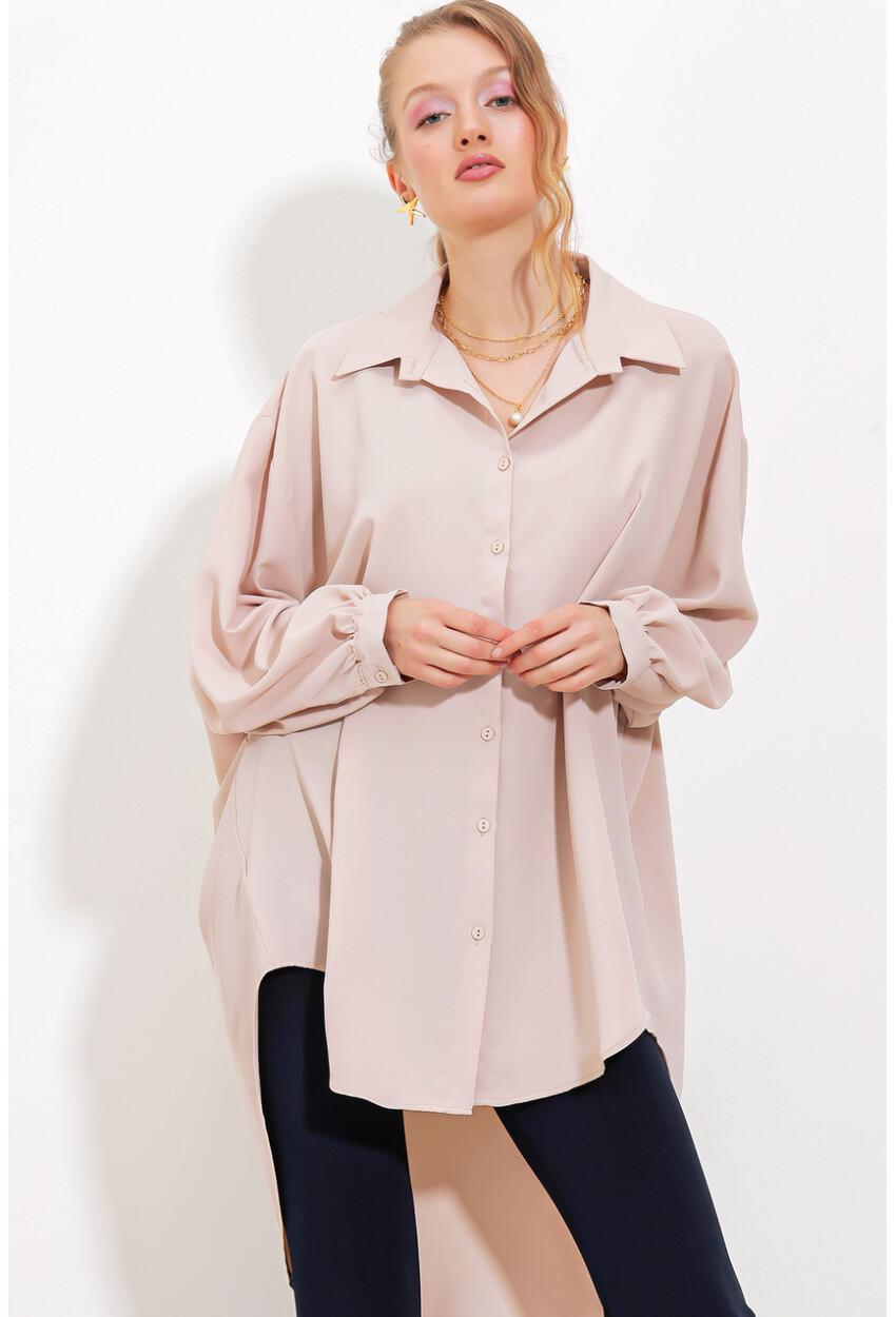 5916 Oversized Shirt Tunic