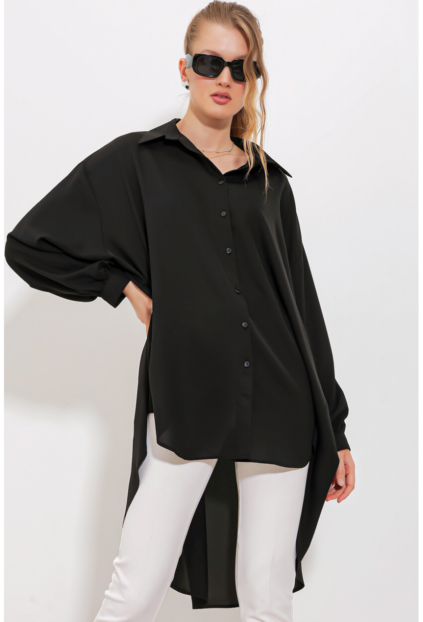 5916 Oversized Shirt Tunic