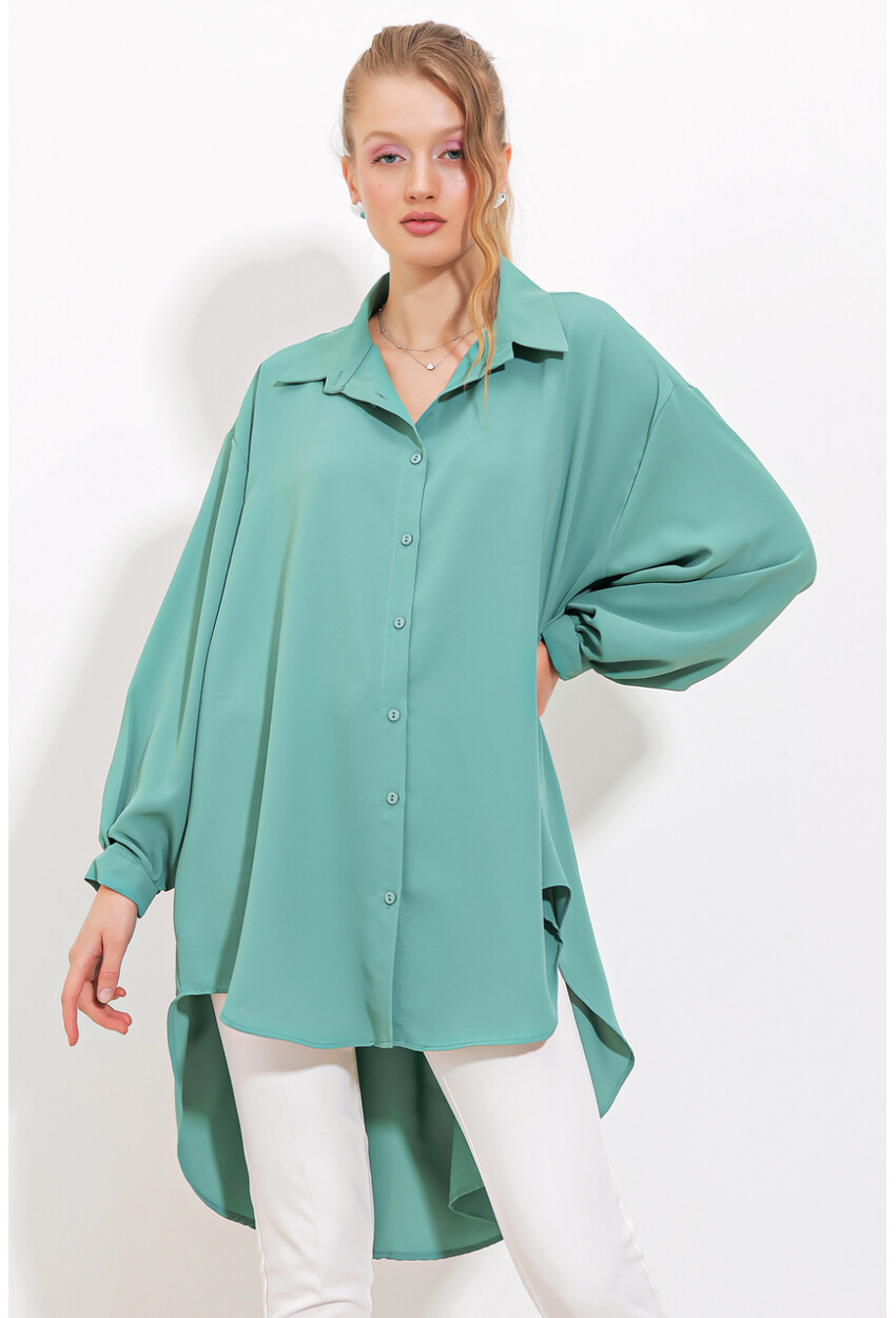 5916 Oversized Shirt Tunic