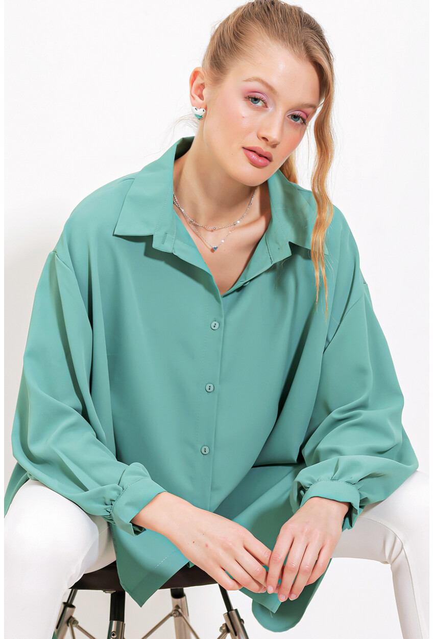 5916 Oversized Shirt Tunic