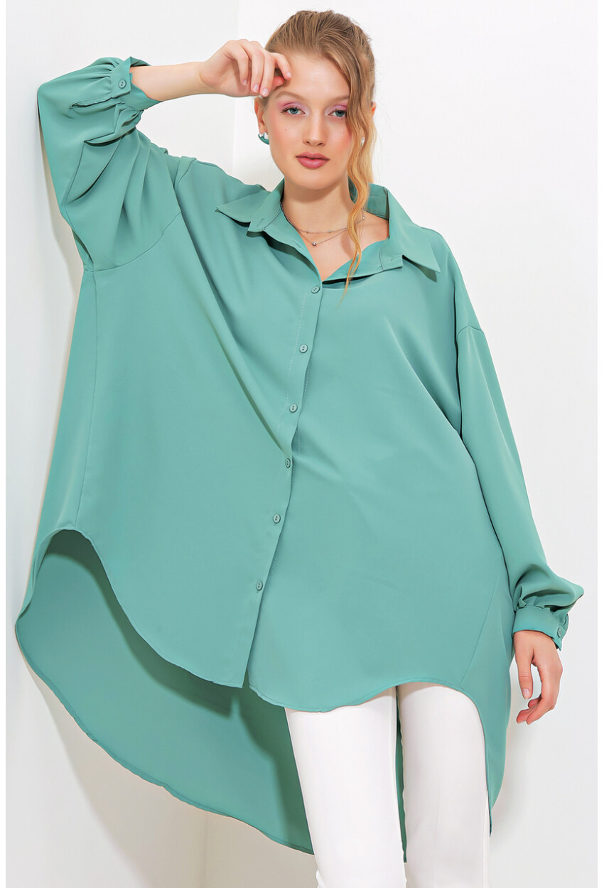 5916 Oversized Shirt Tunic