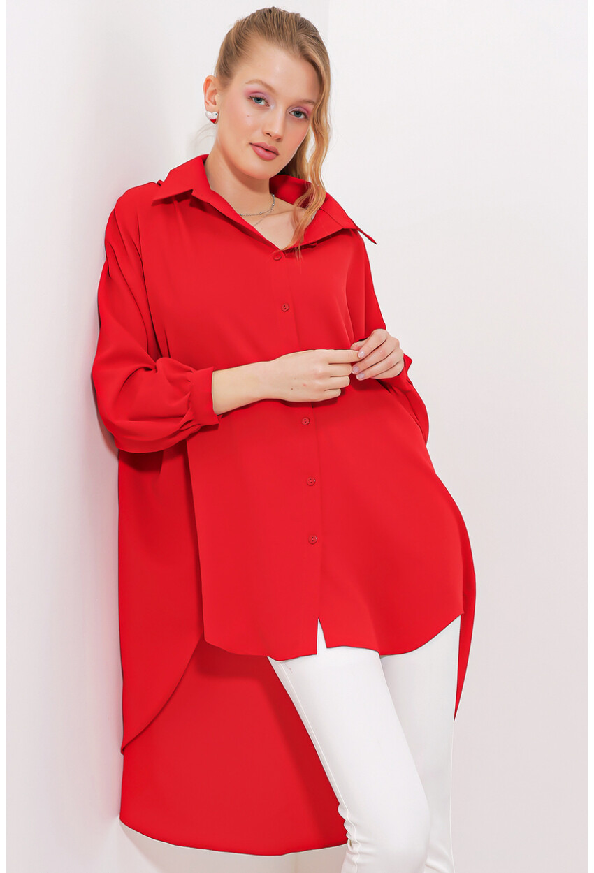5916 Oversized Shirt Tunic