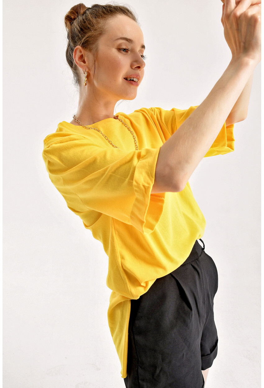 4123 Slit Oversized T-Shirt