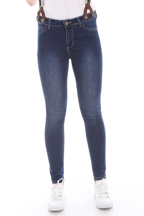 6326 Slopet Kemerli Kot Pantolon