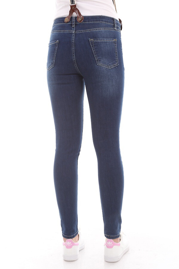 6326 Slopet Kemerli Kot Pantolon