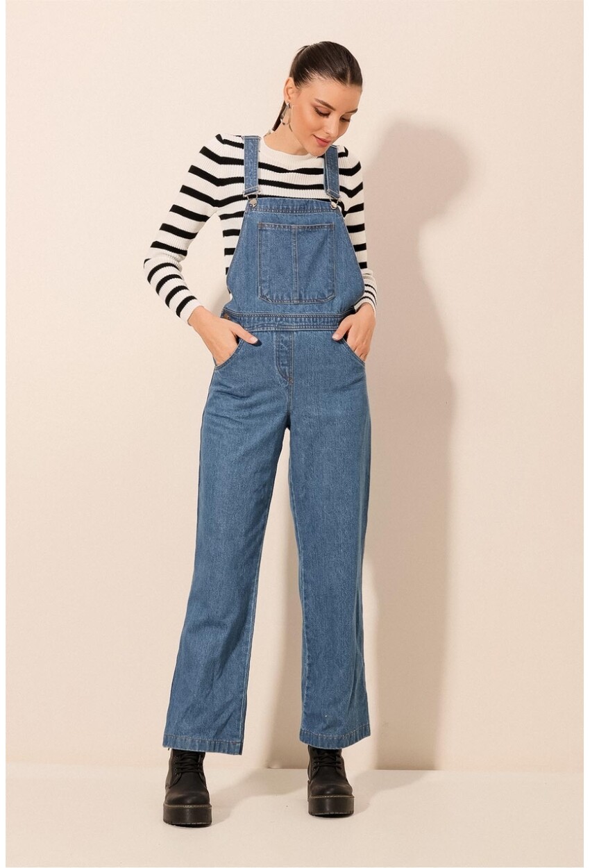 7024 Denim Salopet Tulum