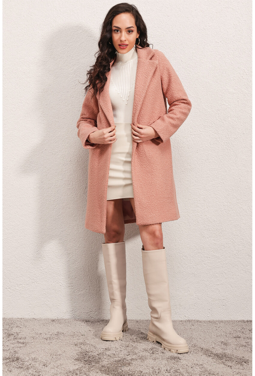 9082 Oversize Kaşe Kaban