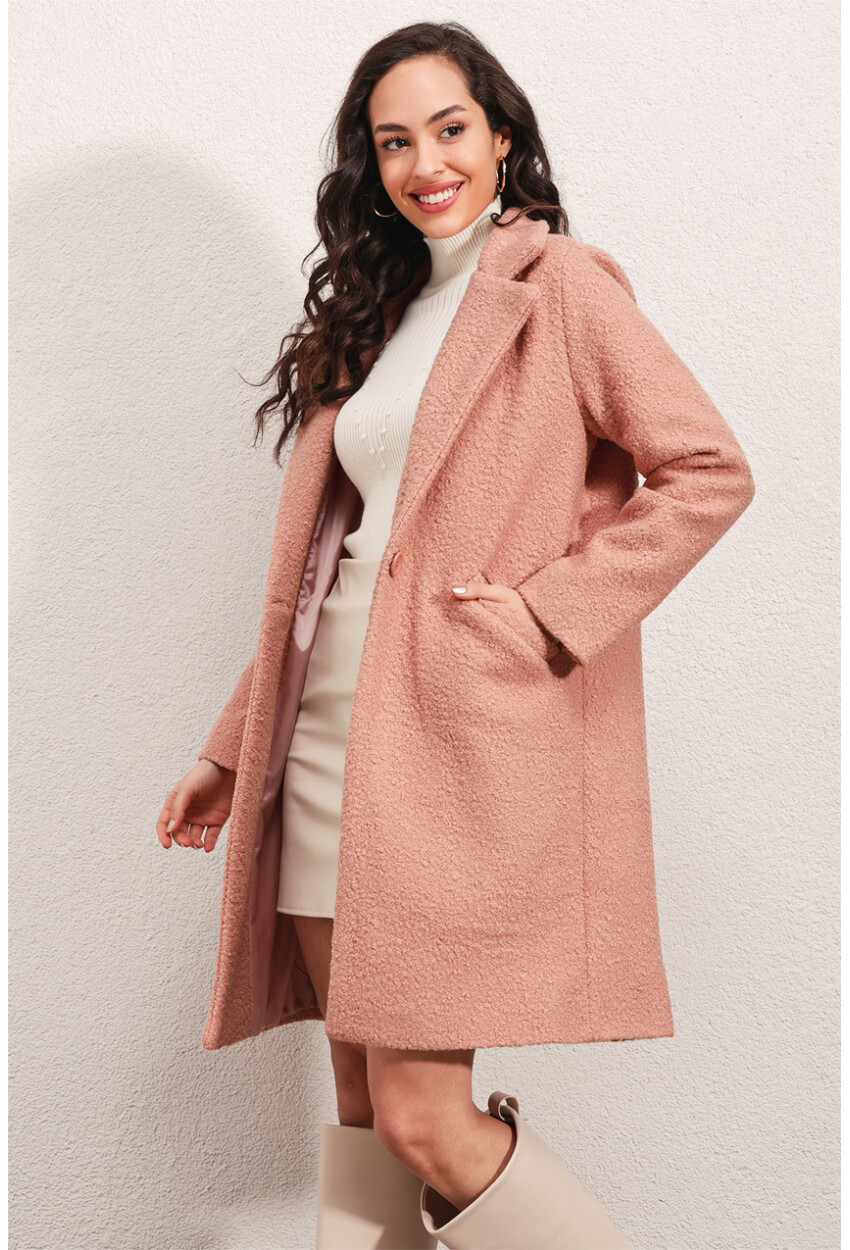 9082 Oversize Kaşe Kaban