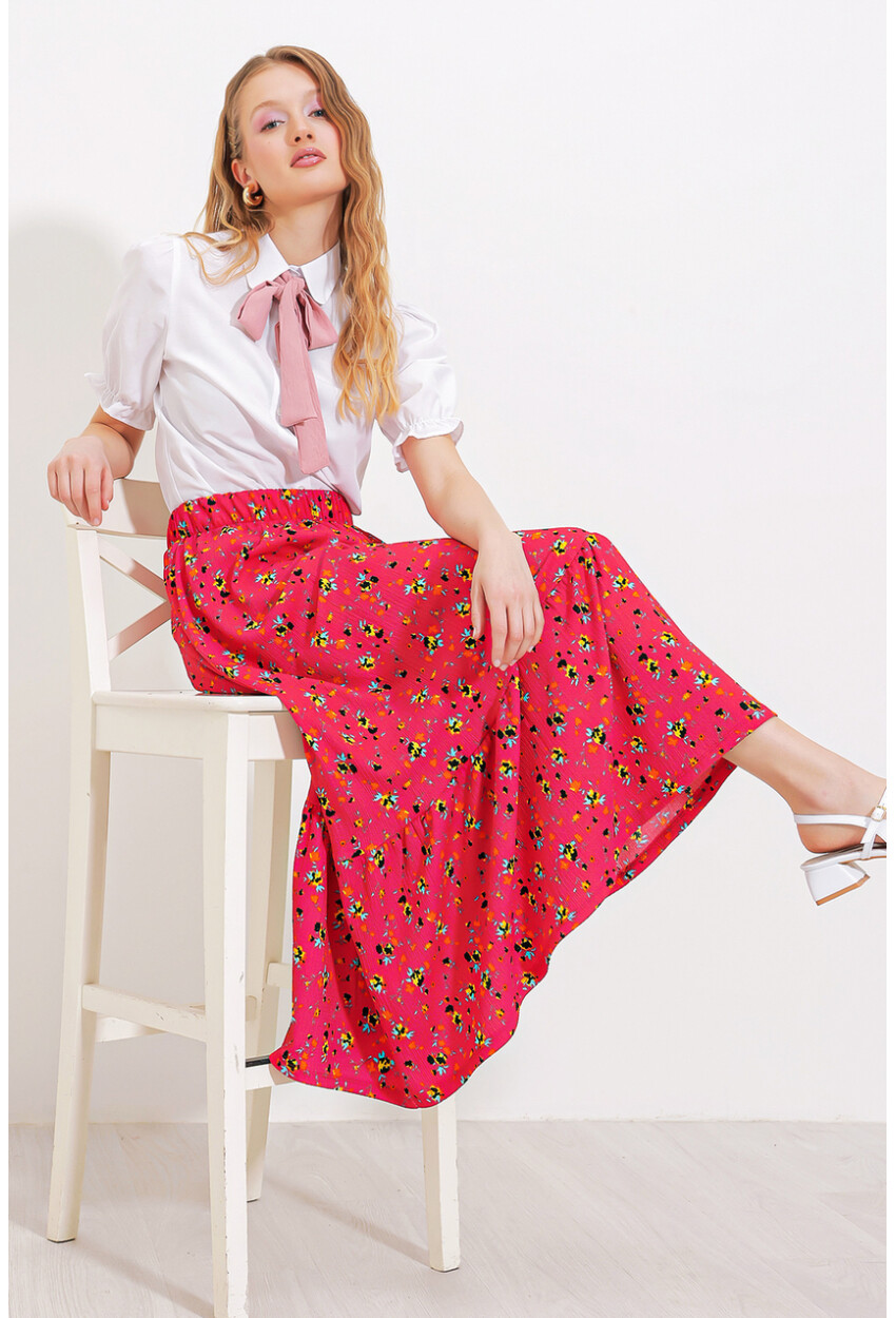 1886 Long Knit Skirt