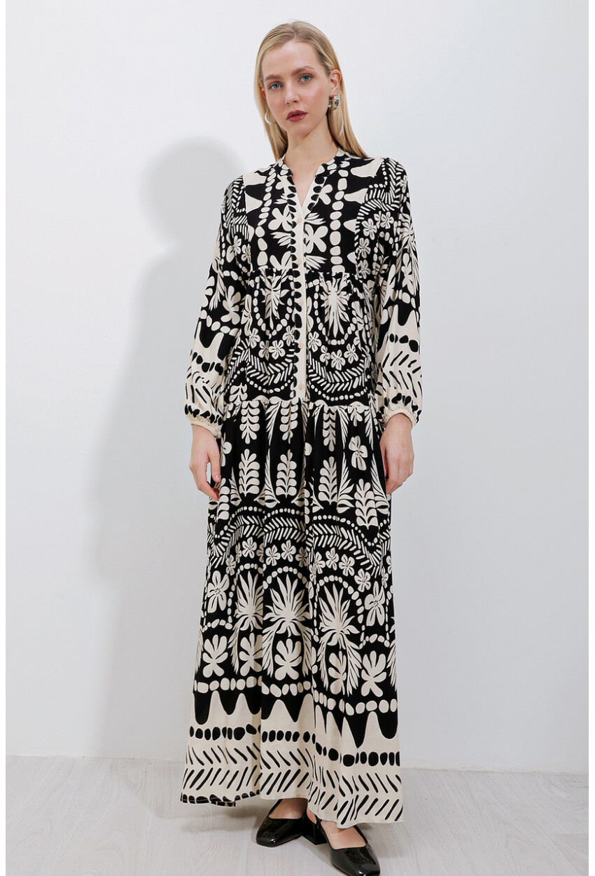 2423 Authentic Patterned Dress