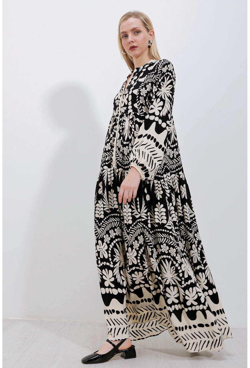 2423 Authentic Patterned Dress