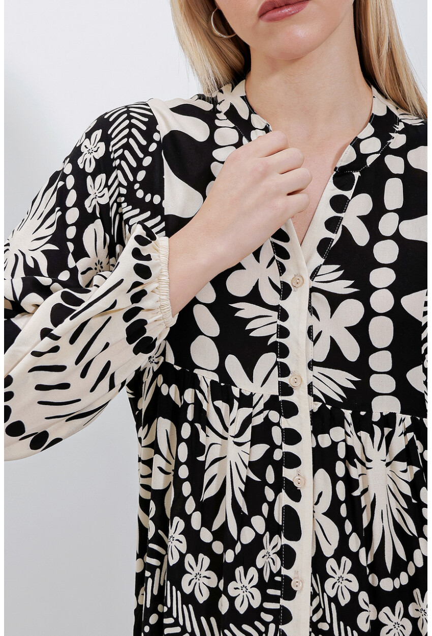 2423 Authentic Patterned Dress