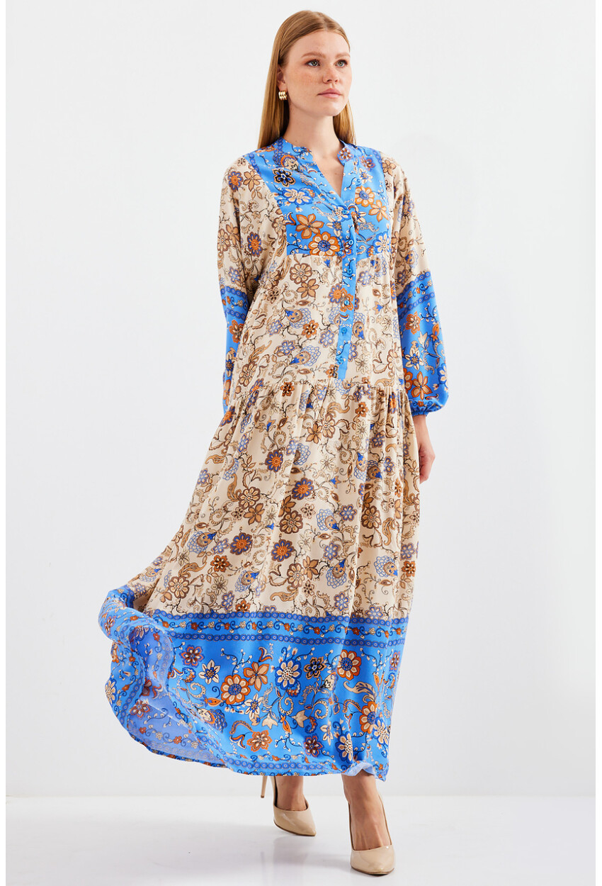 2423 Authentic Patterned Dress