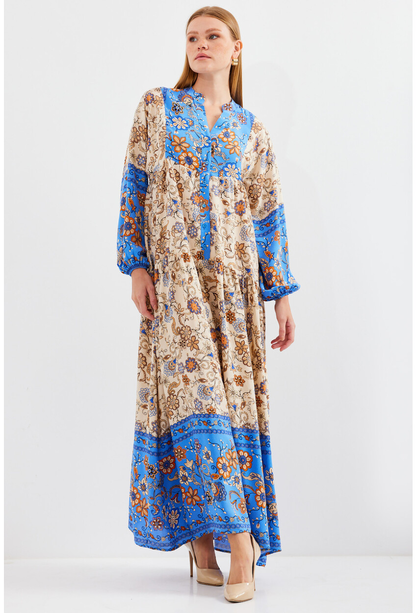 2423 Authentic Patterned Dress