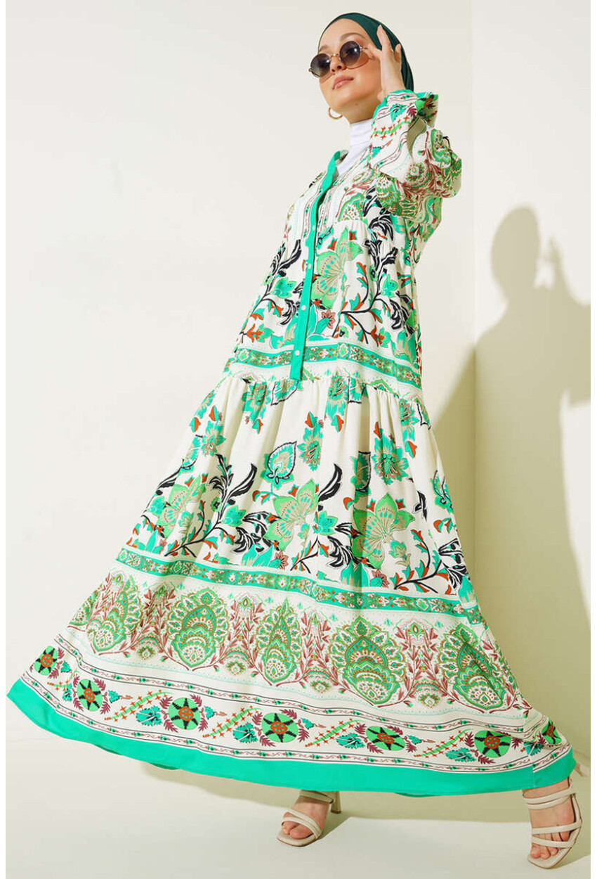 2423 Authentic Patterned Dress